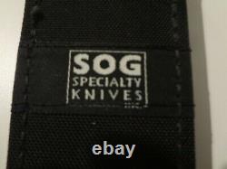 SOG KNIFE SEAL 2000 Combat Survival Seki Japan Never Used EXCELLENT CONDITION