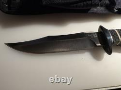 SOG Tech Bowie Knife with Blackhawk MOLLE Sheath SOG Tech Bowie Knife with Blackhawk MOLLE Sheath