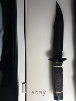 SOG Tech Bowie Knife with Blackhawk MOLLE Sheath