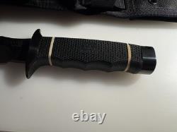 SOG Tech Bowie Knife with Blackhawk MOLLE Sheath