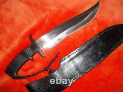 SOG Type -Fighting Knife-Made By UCC Bowie Knife & Leather Sheath
