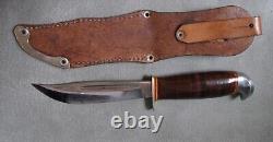 Scandinavian Finland Hunting Knife withSheath, 1950's