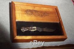 Schrade D'holder North American Hunting Club Life Member Stag Knife&display Used