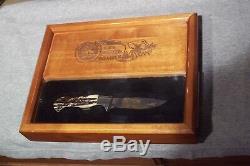 Schrade D'holder North American Hunting Club Life Member Stag Knife&display Used