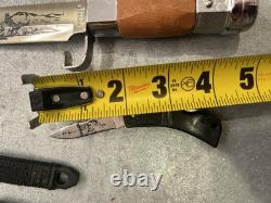 Schrade Tree Brand Western Original Buffalo Skinner Various Vintage Lot 15