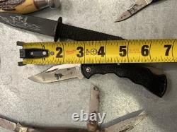 Schrade Tree Brand Western Original Buffalo Skinner Various Vintage Lot 15