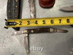 Schrade Tree Brand Western Original Buffalo Skinner Various Vintage Lot 15