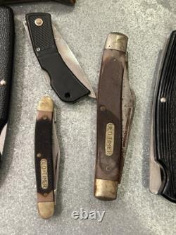 Schrade Tree Brand Western Original Buffalo Skinner Various Vintage Lot 15