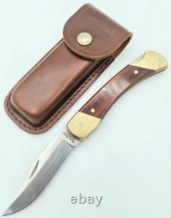 Schrade Uncle Henry Lb7 Old Timer Made In Usa! Pocket Folding Knife + Belt Pouch