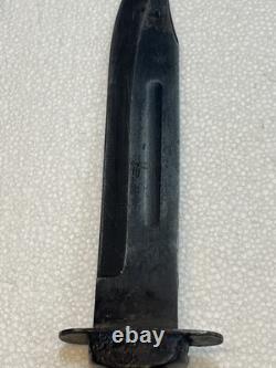 Set Of Two Mark 2 Style Vietnam Era Combat Knives With Leather Sheaths