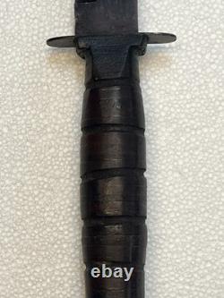Set Of Two Mark 2 Style Vietnam Era Combat Knives With Leather Sheaths