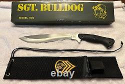 Sgt. Bulldog Model 900-Original Collectors Knife Excellent Condition