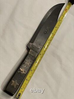 Sheffield Snake Brand Vintage Hunting/Survival Knife Blade is 8 1/4