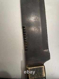 Sheffield Snake Brand Vintage Hunting/Survival Knife Blade is 8 1/4