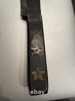 Sheffield Snake Brand Vintage Hunting/Survival Knife Blade is 8 1/4