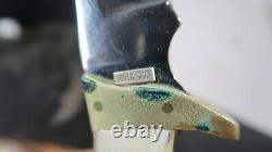 Silver Stag Fixed Blade Stag Handle Hunting Knife