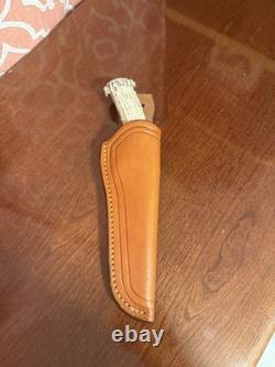 Silver Stag USA Deep Valley DV6. OPD Fixed Blade Hunting Knife With Stag Crown