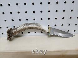 Silver stag fixed blade knives