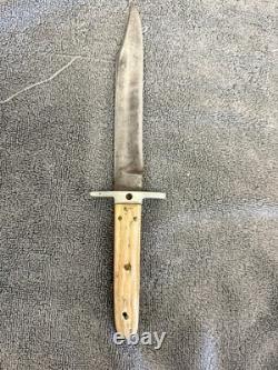 Slater Brothers Bee Hive Sheffield Large Bowie Knife Bone Handel