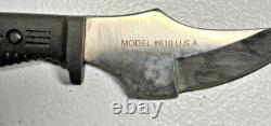 Smith Wesson 610 USA Fixed Blade Knife Combat Hunting RARE Boozy Creek Harley