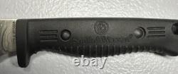Smith Wesson 610 USA Fixed Blade Knife Combat Hunting RARE Boozy Creek Harley