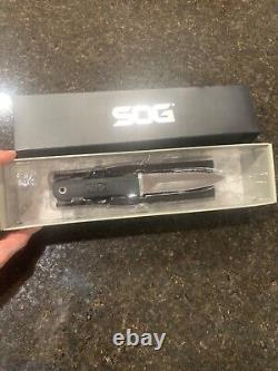 Sog Pentagon Fixed Blade Knife With Molle Sheath Excellent Condition