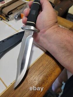 Sog Tech Bowie Survival Knife With Sheath Never Used Rare No Box