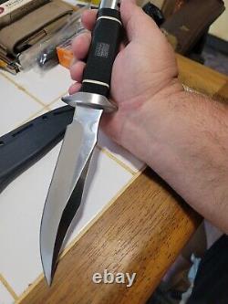 Sog Tech Bowie Survival Knife With Sheath Never Used Rare No Box
