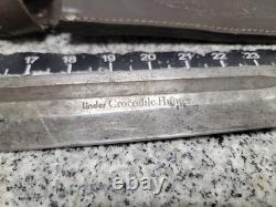 Solingen Germany Linder Crocodile Hunter Carbon Steel Bowie Knife 10 Blade