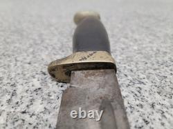 Solingen Germany Linder Crocodile Hunter Carbon Steel Bowie Knife 10 Blade