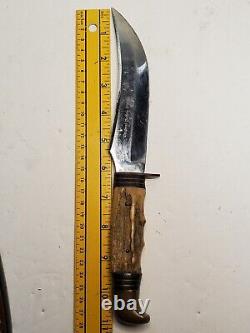 Solingen Germany Original Buffalo Skinner Knife 6 Blade Edge Mark Gold Line