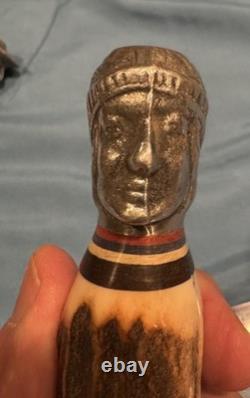 Solingen Kissing Crane Germany Stag KC1 Indian Head & KC2 Cowboy