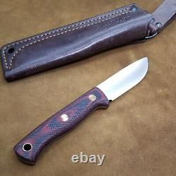 Southern Cross Knives Bushcraft knife 3 1/2 convex N690 blade with sheath