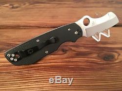 Spyderco Knives Breeden Rescue Knife (3.375 Satin Plain) C139GP