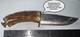 Stag Handle Fixed Blade Hunting Knife withSheath, Blade Needs Sharpening K-353