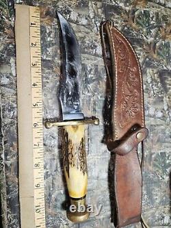 Stag Kodiak Case XX With Leather Sheath