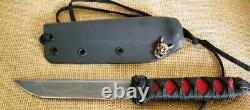 Steve Isbell Custom Fixed Blade Knife, Japanese Style Tanto, Stingray, Kydex