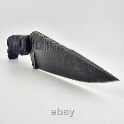 Stroup Knives Bravo 5 Fixed Blade Knife 1095 Hand Carved Pike Blade Milled G10