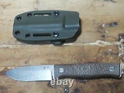 Survive Knives 3.5 Tumbled CPM-3V Micarta Scales (Old Specs) and Kydex Sheath