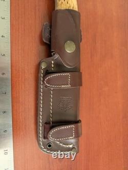 TBS Grizzly Bushcraft Survival Knife Curly Birch, Full Tang, 5 Inch Blade