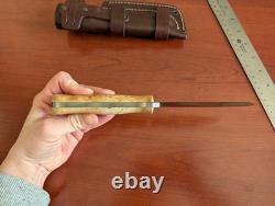 TBS Grizzly Bushcraft Survival Knife Curly Birch, Full Tang, 5 Inch Blade