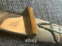 TED MILLER CUSTOM COLLECTORS KNIFE with Stand