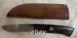 TMD Ted Dowell Custom Featherweight Drop Point 3.5 Knife with Original Sheath