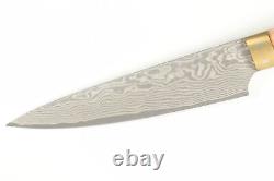 Takeshi Saji Japan Stag Bone Chef 130mm Japanese Damascus Kitchen Cutlery Knife