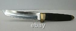 Tanto Cold Steel #13A Brass Fittings Japan Knife 11 Leather Case