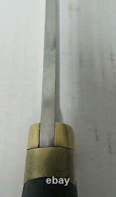 Tanto Cold Steel #13A Brass Fittings Japan Knife 11 Leather Case