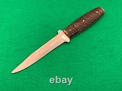 Tested Case XX Vintage 1920-40 Perfect Bone Pig Sticker Rare Knife 100 Yr Sheath