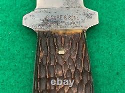 Tested Case XX Vintage 1920-40 Perfect Bone Pig Sticker Rare Knife 100 Yr Sheath