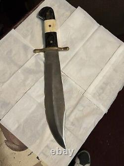 Timber rattler bowie knife