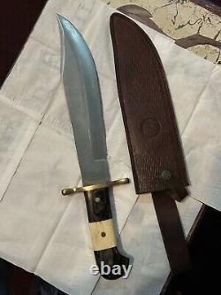 Timber rattler bowie knife